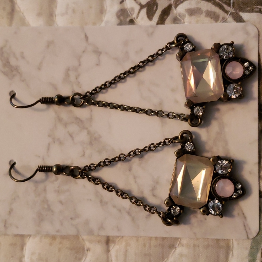Stone earrings